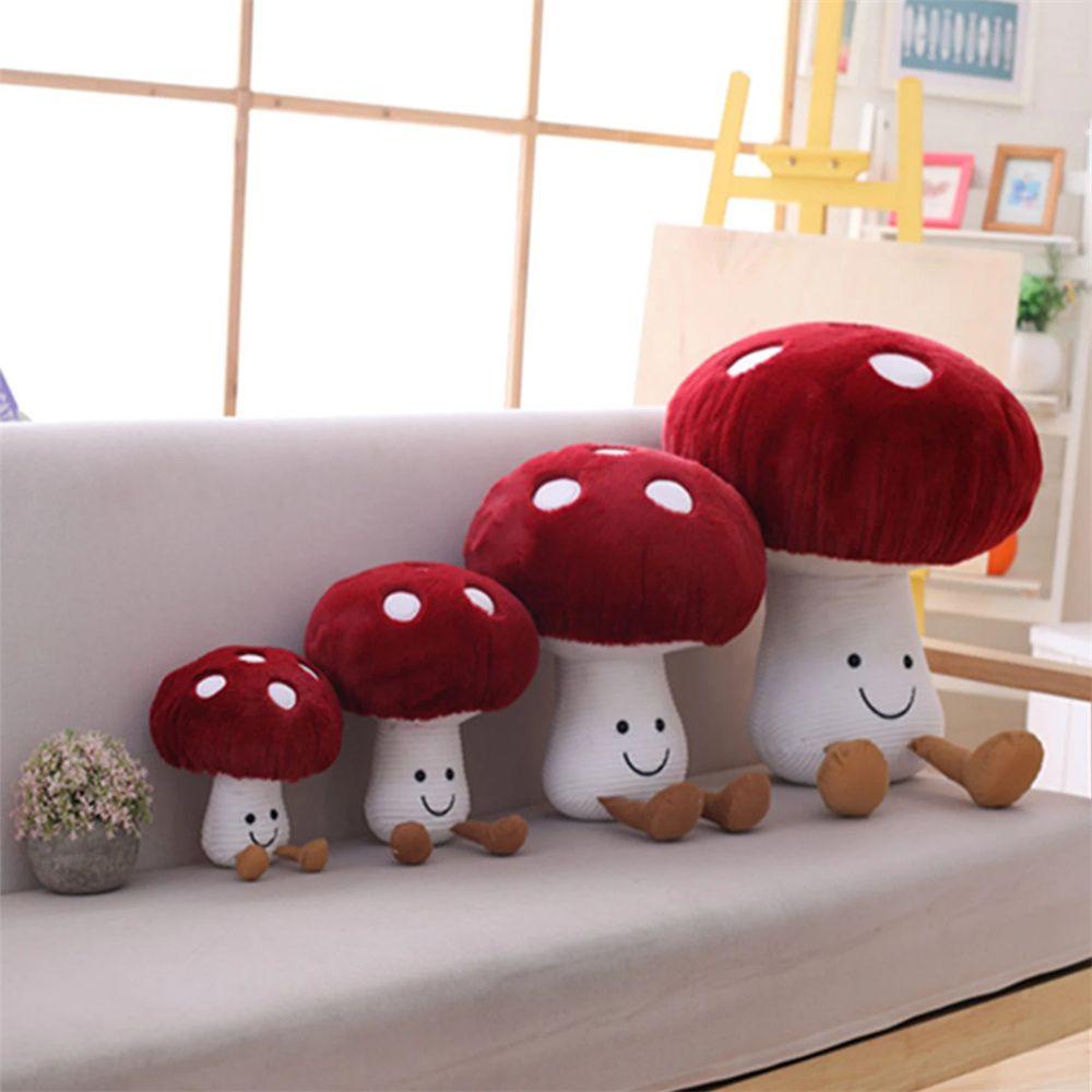 Đồ Chơi Nhồi Bông Hình Cây Nấm 20-40cm Dễ Thương Cho Bé