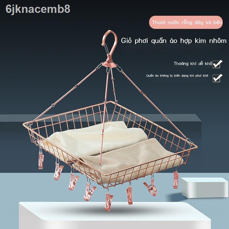 6jknacemb8Giỏ quần áo lưới phơi hộ gia đình chống biến dạng len vớ sấy tạo tác ngói hai lớp