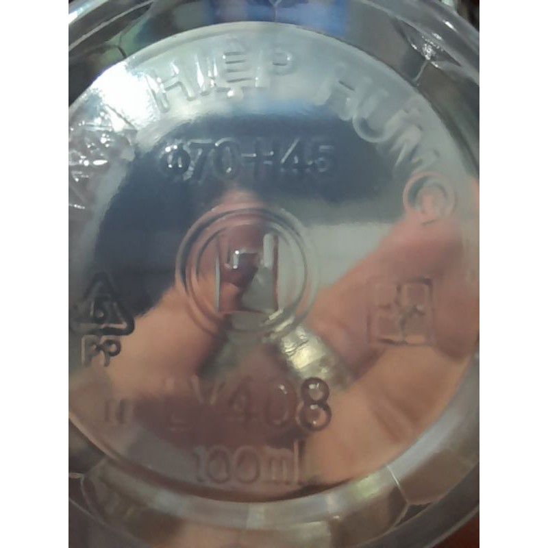 50 Ly 100ml (408) Tân Hiệp Hưng kèm nắp (Hình Thật)