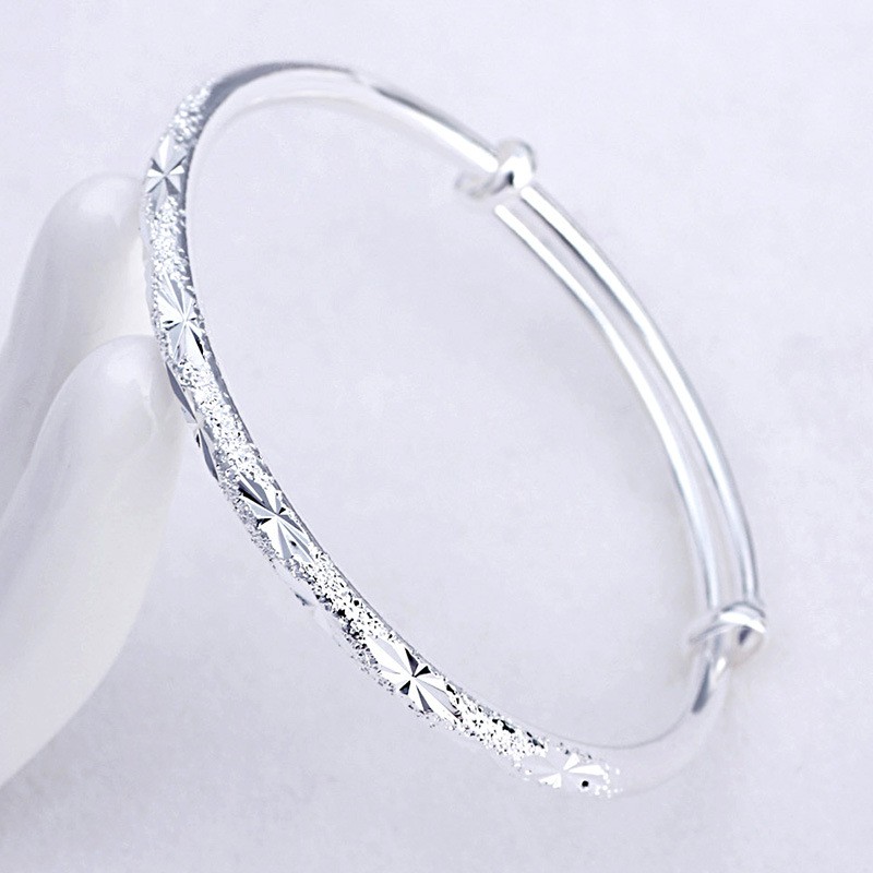 vòng tay nữ Vòng Tay Mạ Bạc 925 Thiết Kế Tinh Tế
