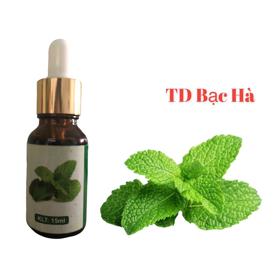 Tinh Dầu Bạc Hà Nguyên Chất Thiên Nhiên 100% Lọ 10ml Tinh Dầu Bạc Hà Thơm Phòng Nguyên Chất Giúp Đuổi Muỗi Khử Mùi