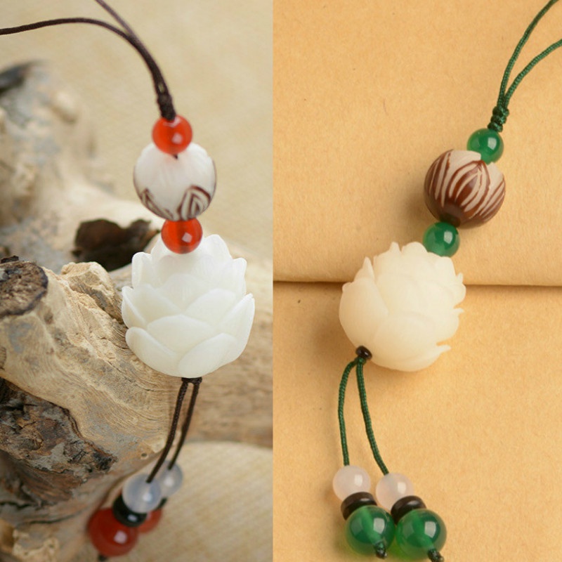 Dây Móc Khóa Hình Hoa Sen Xinh Xắn