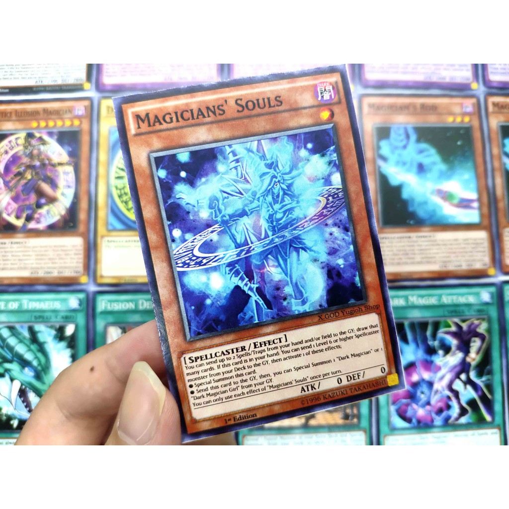 Bài Yugioh ❤️FREESHIP❤️ Thẻ bài Yugioh Dark Magician deck 54 lá