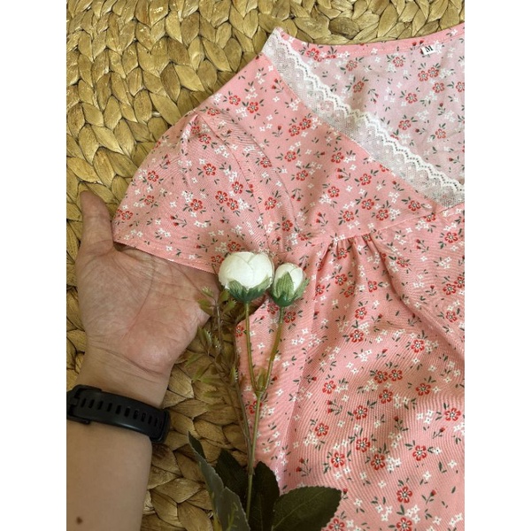ĐỒ BỘ LỬNG CỔ TIM REN 𝓢𝓪𝓵𝓮 𝓼𝓸̂́𝓬[𝘼̉𝙣𝙝 𝙩𝙝𝙖̣̂𝙩 + 𝙑𝙞𝙙𝙚𝙤]  vải lụa 100d mềm mát và thấm hút mồ hôi cực tốt