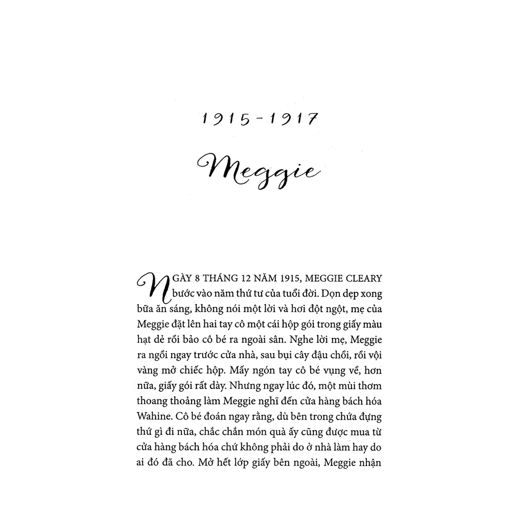 Sách - Những Con Chim Ẩn Mình Chờ Chết - Colleen McCullough
