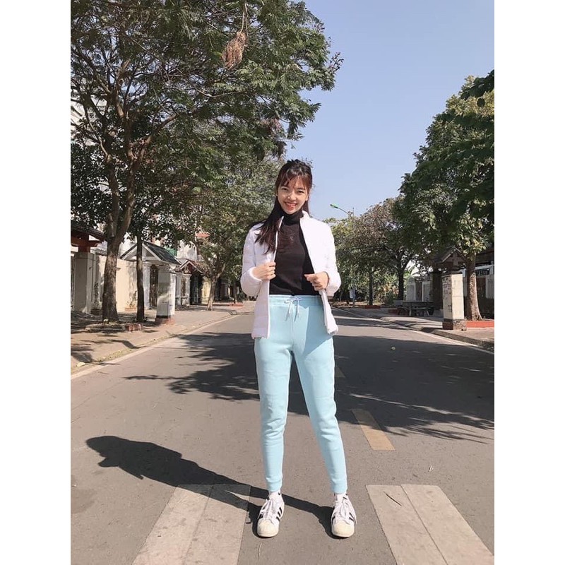 Quần nỉ jogger nam nữ