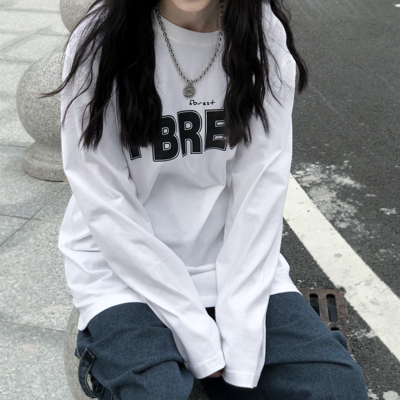 Áo phông dài tay nam nữ Yinxx, áo sweater unisex form rộng SW24