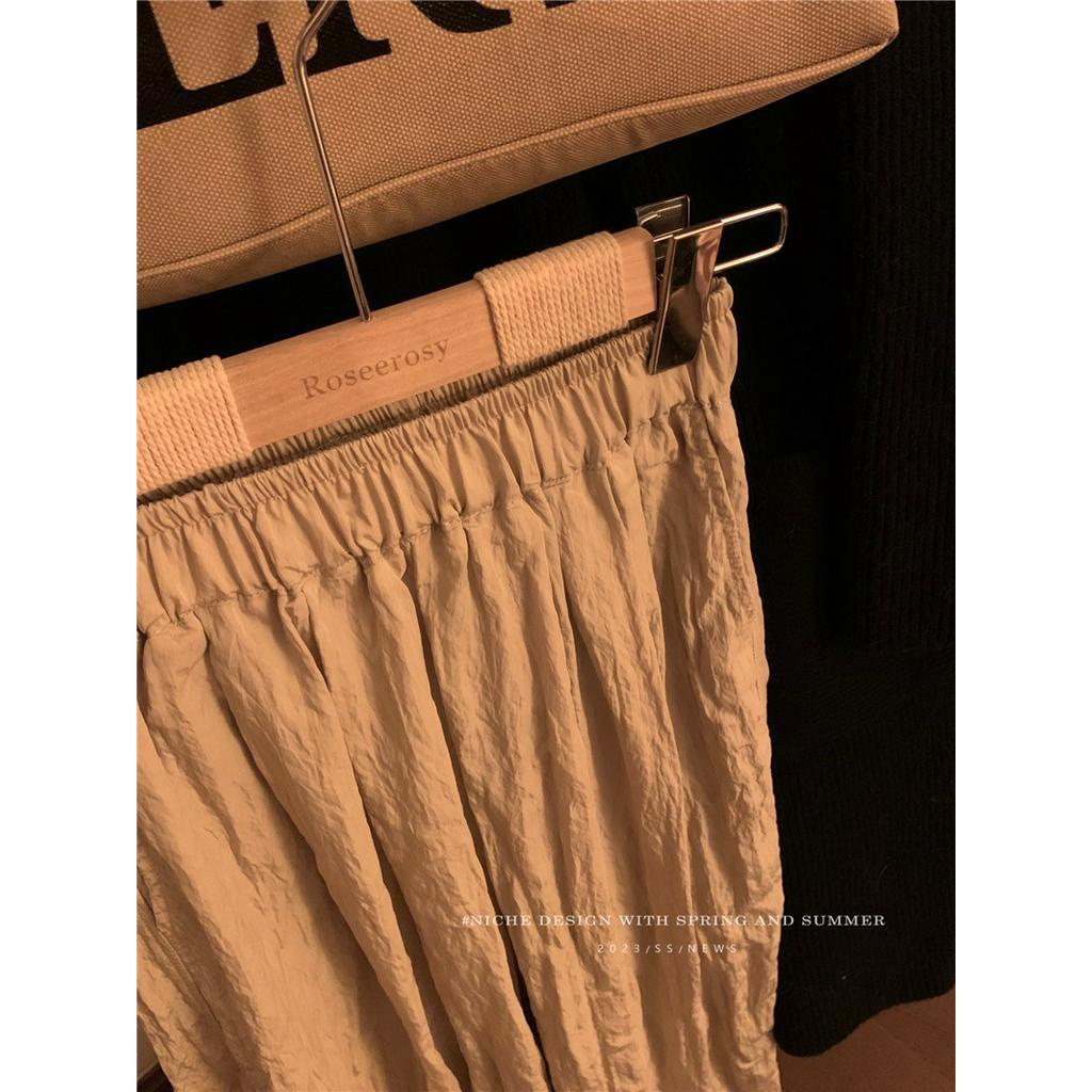 Áo Dây Dệt Kim Mỏng Dáng Rộng Cổ Yếm Phối Tua Rua Thời Trang Sành Điệu 63359