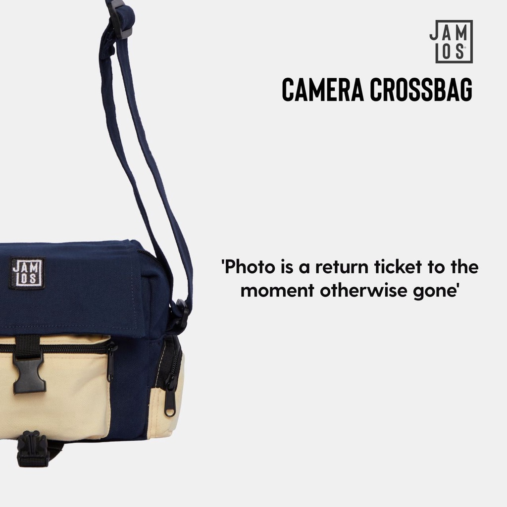 JAMLOS CAMERA CROSSBAG - Túi máy ảnh camera canvas tiện dụng