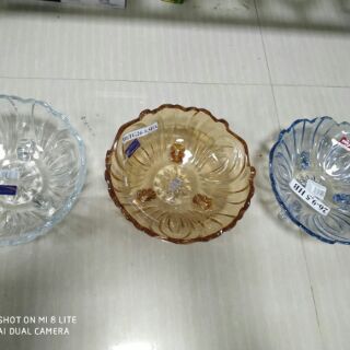 đĩa hoa thủy tinh