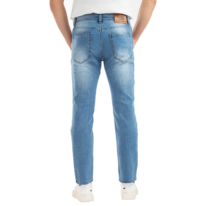 Quần Jean Nam Ống Đứng H90 Chất Bò Co Giãn J075