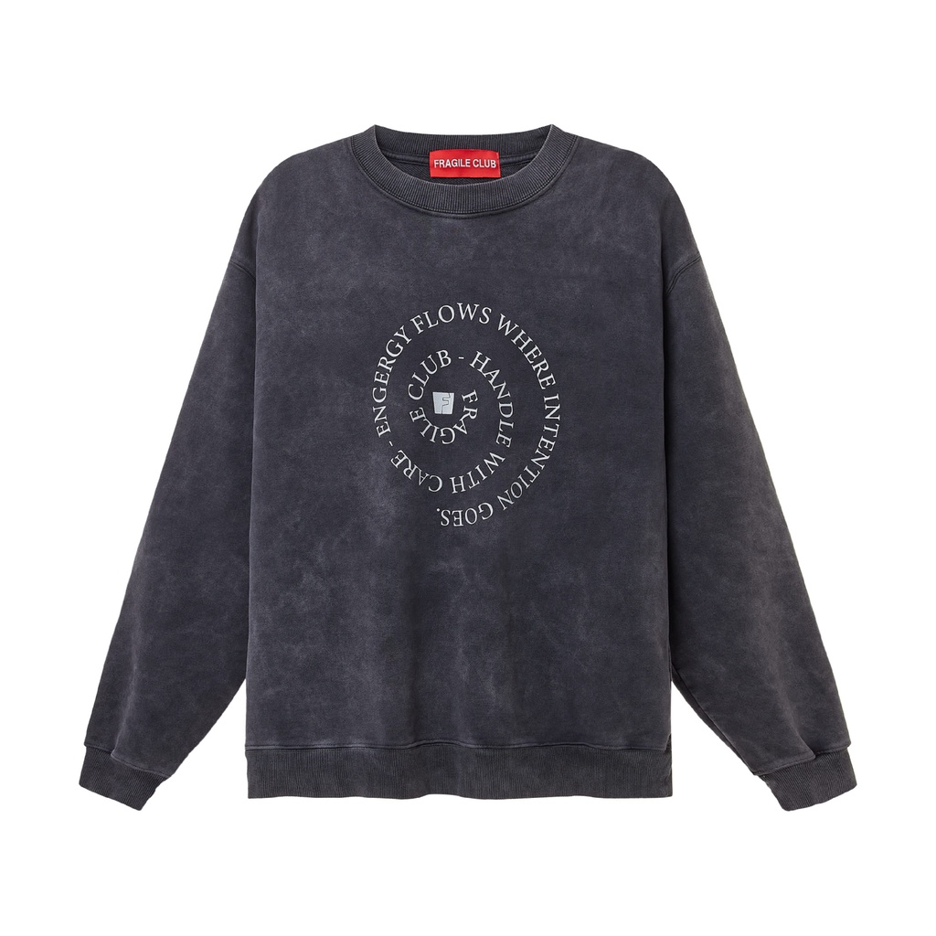 Áo sweatshirt 'Flow' Vintage Washed