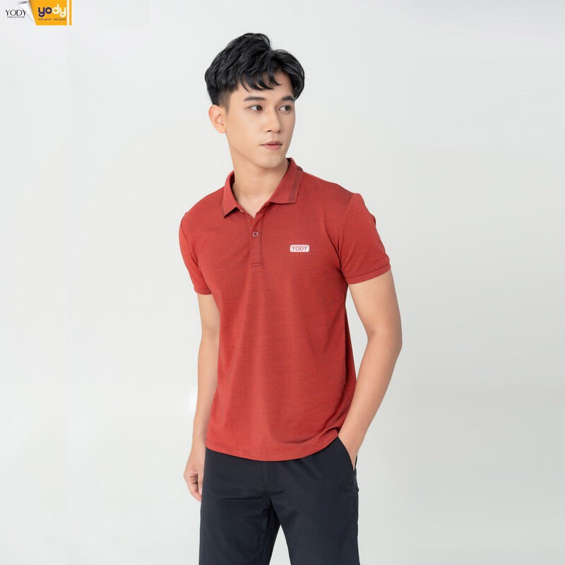 Áo Thun Polo Nam Mắt Chim Phối Bo YODY Thoáng Mát Trẻ Trung APM3299 | BigBuy360 - bigbuy360.vn