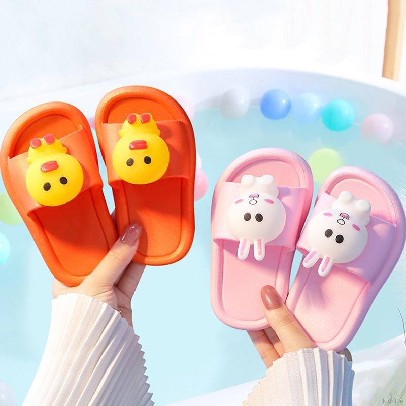 Xăng đan Chống Trượt Thoáng Khí Có Đèn Led Dạ Quang Họa Tiết Động Vật Thỏ Thời Trang Mùa Hè Đi Biển Mùa Hè Dành Cho Trẻ Em