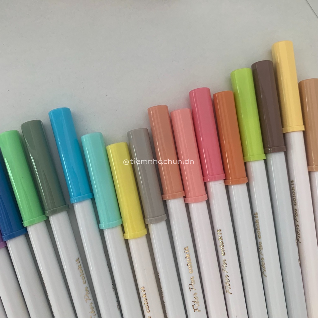 SET 20 BÚT PASTEL FIBER PEN MỚI MÀU KẸO NGỌT  - Tiệm nhà Chun