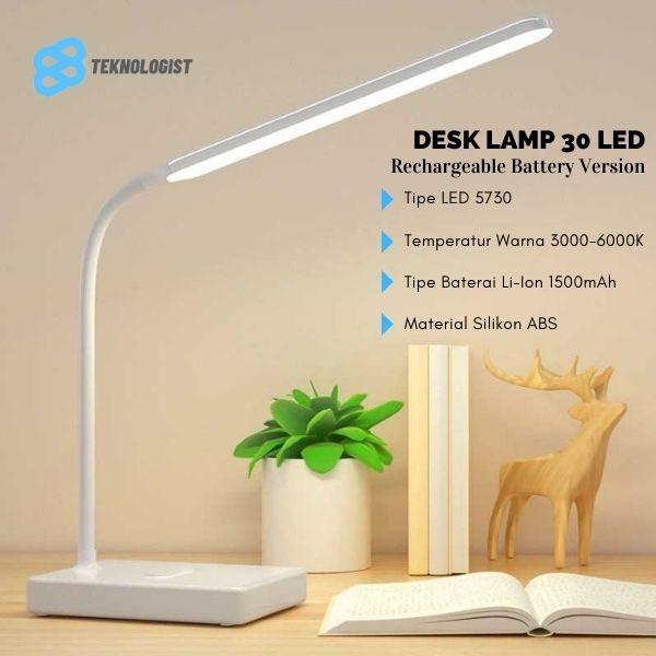 Đèn Led Để Bàn 30 Bóng Sử Dụng Pin Có Thể Sạc Lại Được