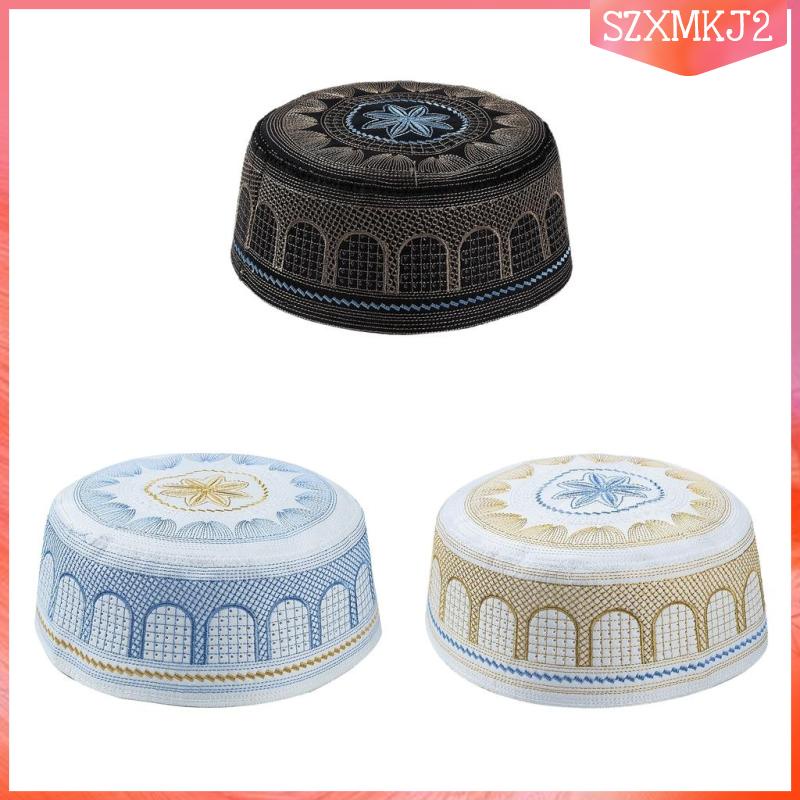 [szxmkj2] Set 3 Mũ beanie Trùm Đầu Thông Thoáng Phong Cách Hồi Giáo