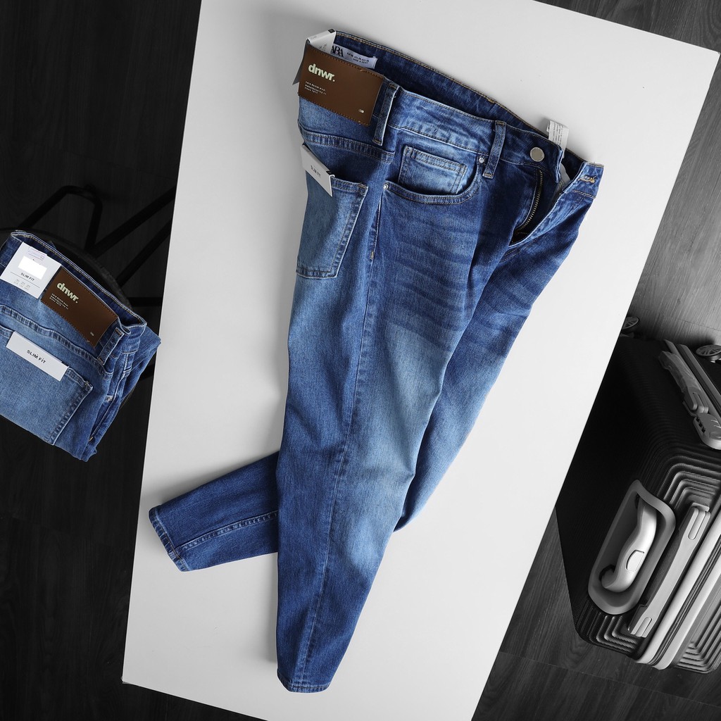 [KHUYẾN MÃI 45%]⚡⚡Quần Jeans Nam, Quần Bò Nam-Dáng Slim Fit-Không Rách, Giá Rẻ Nhất Tại Đây-Cam Kết Được Đổi Size