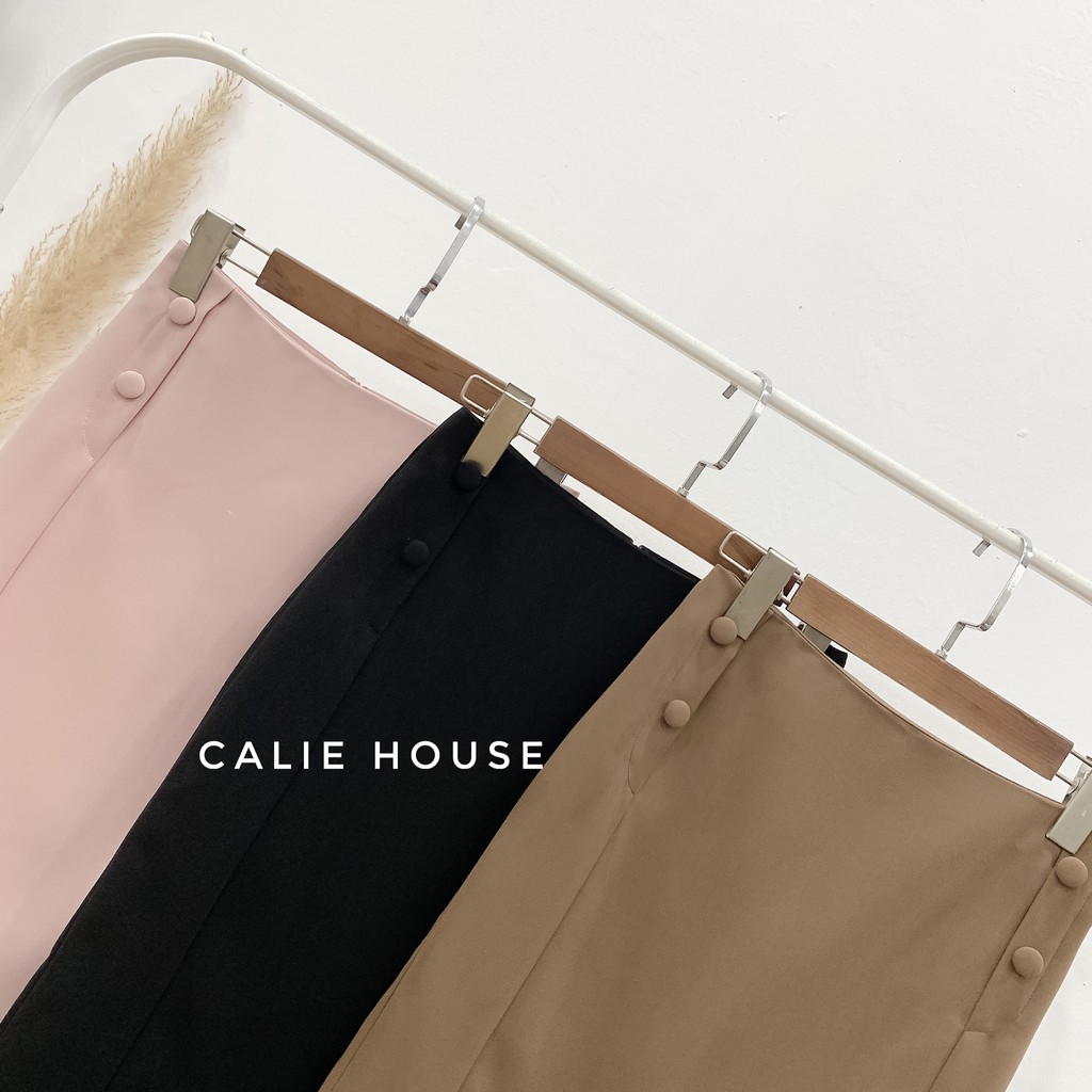 Chân Váy Bút Chì Cúc Bọc 2 Bên Thương Hiệu thời Trang Công Sở CV29 | BigBuy360 - bigbuy360.vn