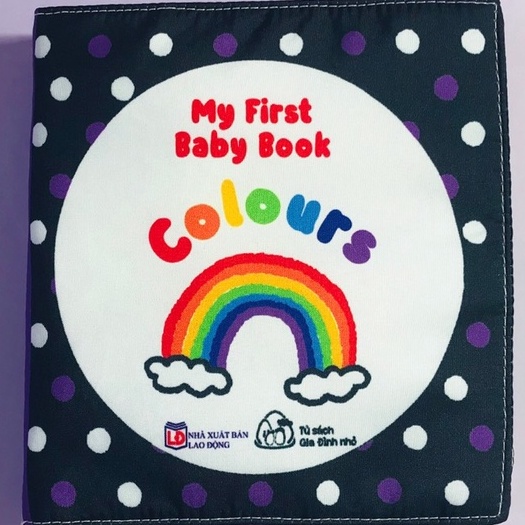 Sách Vải My First Baby Book - Colours (0-3 tuổi)