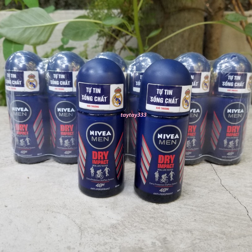 Lăn ngăn mùi Nivea Men khô thoáng 50ml