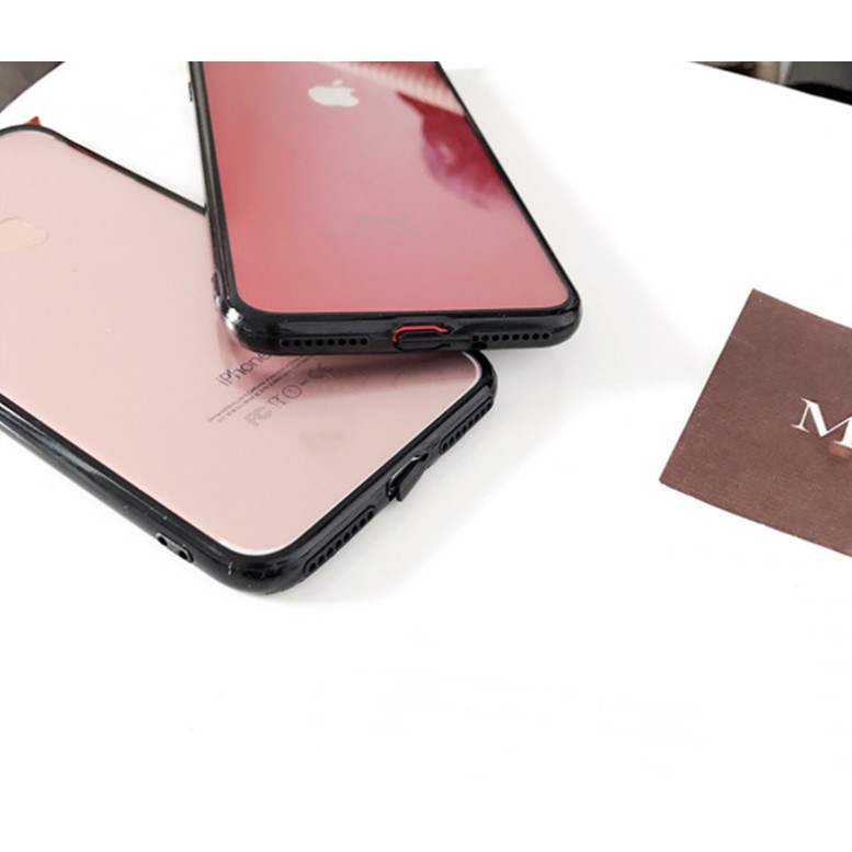 Ốp lưng trong suốt phối sừng cho iPhone 6 6s 7 8 plus X iPhone 5 5S SE casing iPhone 11 pro max XR | BigBuy360 - bigbuy360.vn
