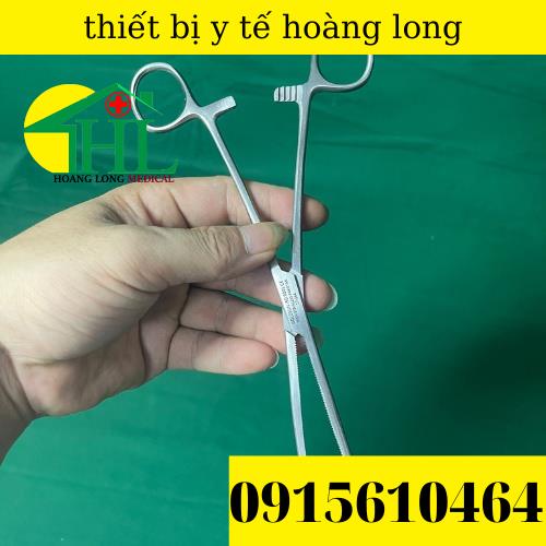 Panh Y Tế, Panh Gắp Phẫu Thuật, Pen Kẹp Y Tế, Panh Thẳng Không Mấu 20cm - Hàng Pakistan