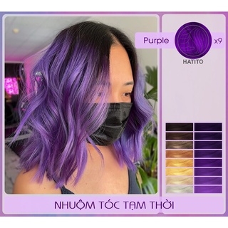 Nhuộm tóc tạm thời (tặng kèm bao tay, trùm tóc)