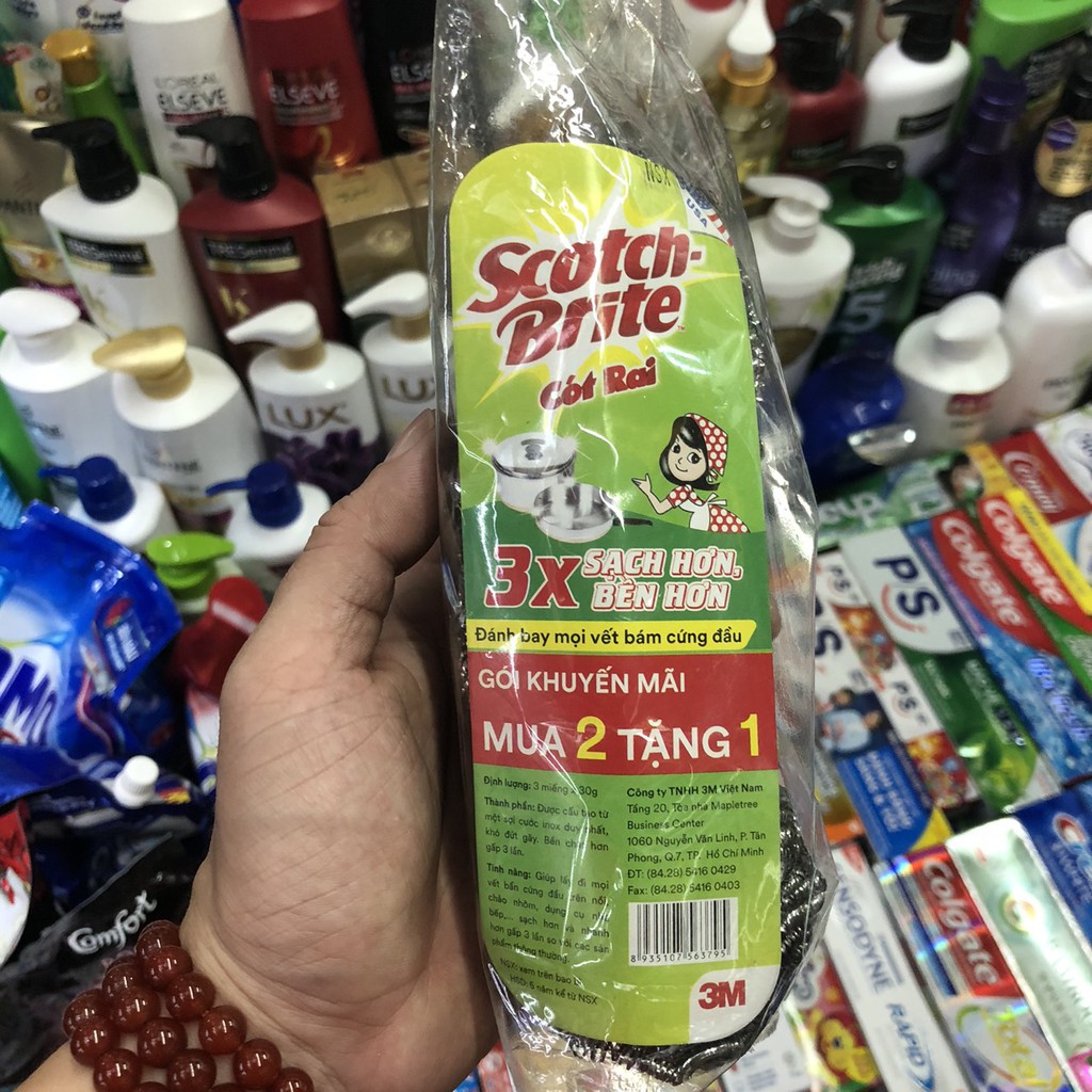 Miếng chùi rửa chén đa dụng Scotch Brite