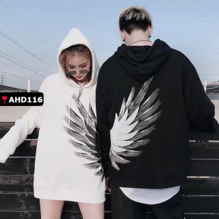 ÁO HOODIES CÓ NÓN HÌNH ĐÔI CÁNH