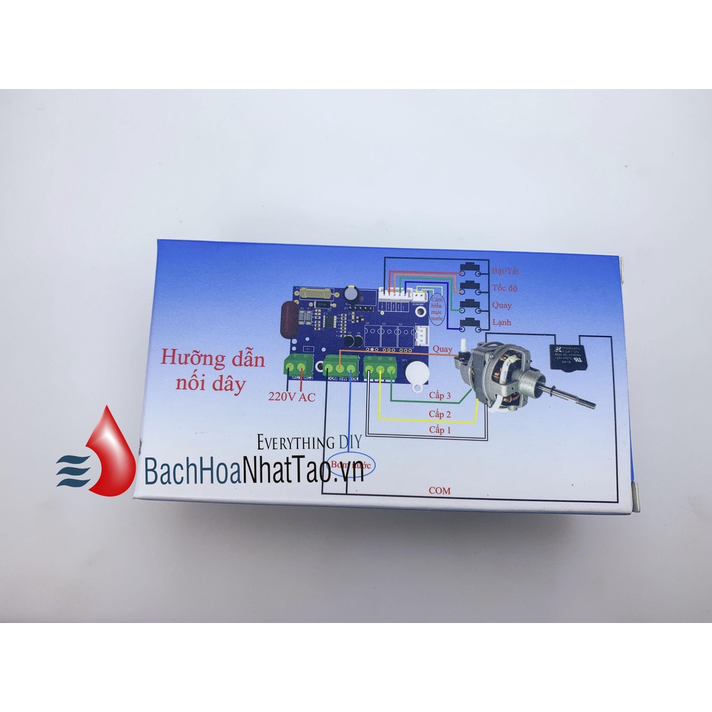 Mạch Điều Khiển Quạt từ Xa FAN-02 Dùng quạt hơi nước