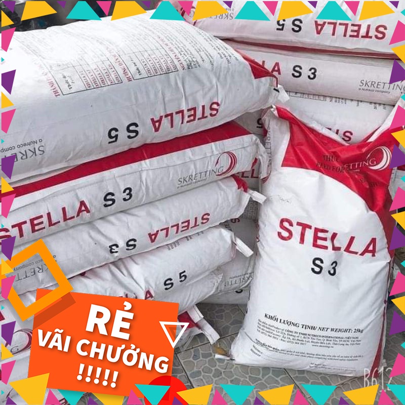 Cám cá stella cho cá koi s2,s3,s5,s7 | Túi zip 1kg