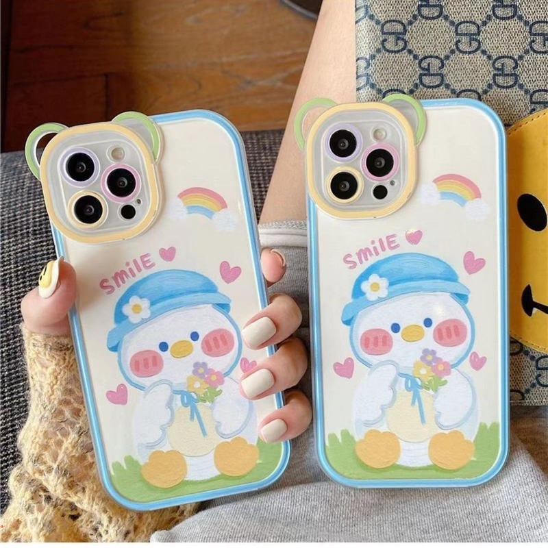 Ốp Điện Thoại TPU Chống Sốc Họa Tiết Hoạt Hình Cho IPhone 11 12 13 Pro MAX X XR XS MAX 7 8 Plus