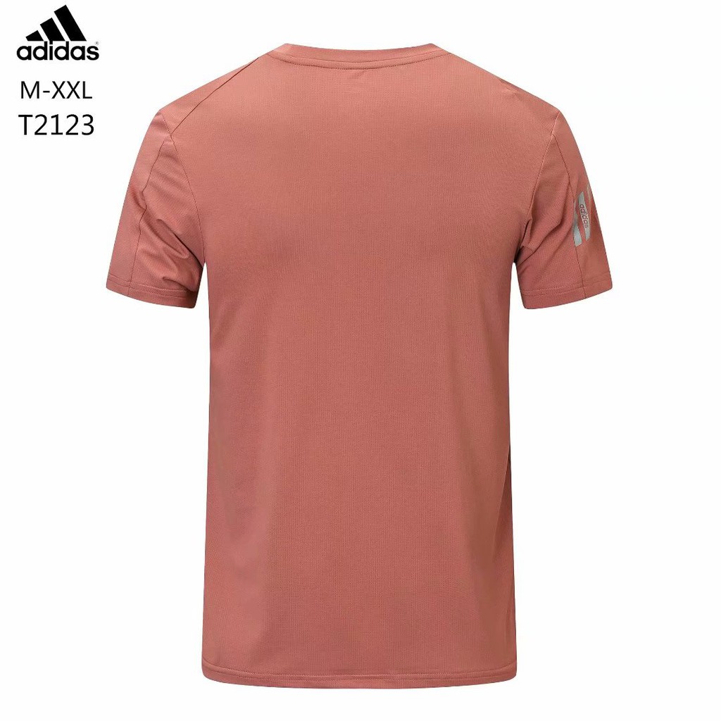 Adidas Cộc tay Áo khoác thể thao nam Mùa hè Được bọc Aresto khô Tập thể dục tay áo ngắn Áo sơ mi ngắn tay chạy