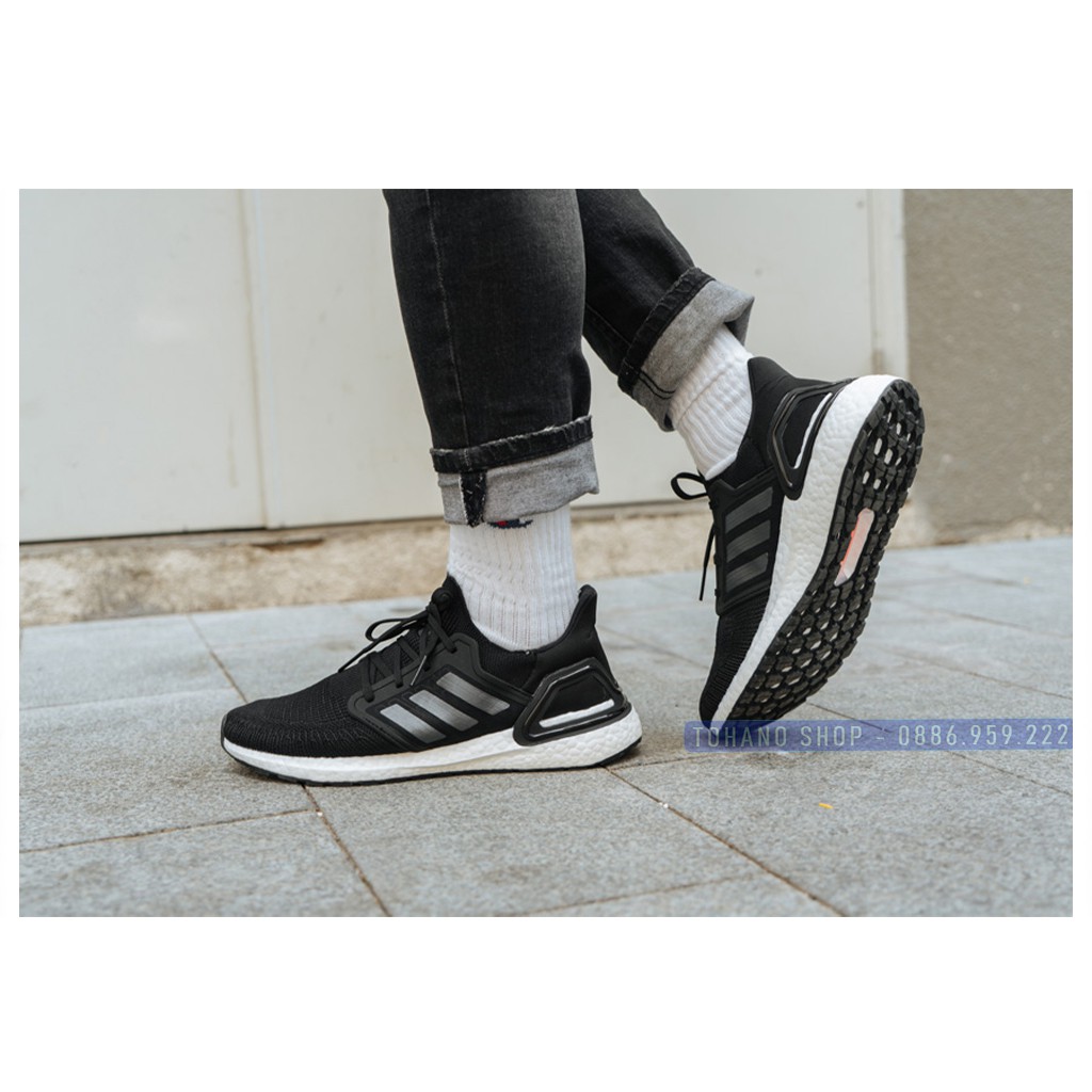 Giày Sneaker Giày Thể Thao Nam Nữ Ultra Boost 6.0 Màu Đen Trắng | BigBuy360 - bigbuy360.vn