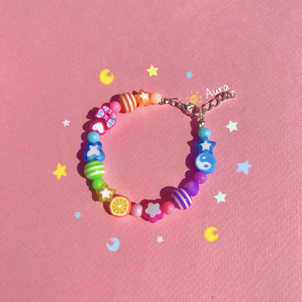 Vòng tay Mix color Handmade bởi Aura