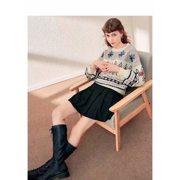 Áo len hoạ tiết