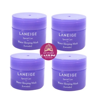 Combo 4 Mặt Nạ Ngủ Hương Lavender Water Sleeping Mask minisize 15ml