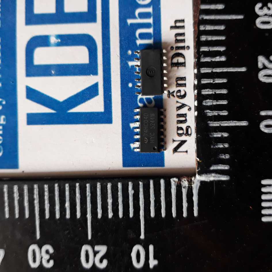 10 con 74HC04D 74HC04 HC04 SOP-14  IC 6 cổng logic đệm, đảo NOT kde2090