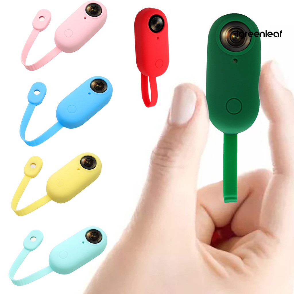 IG Portable Anti-shake Silicone Camera Protective Cover with Strap for Insta360 GO