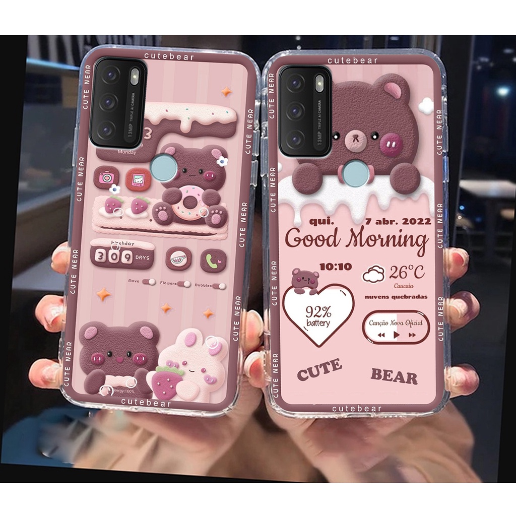 Ốp lưng Vsmart STAR 5 in hình Gấu Hồng, Gấu Be@r, Gấu Nâu , CỰC CHẤT