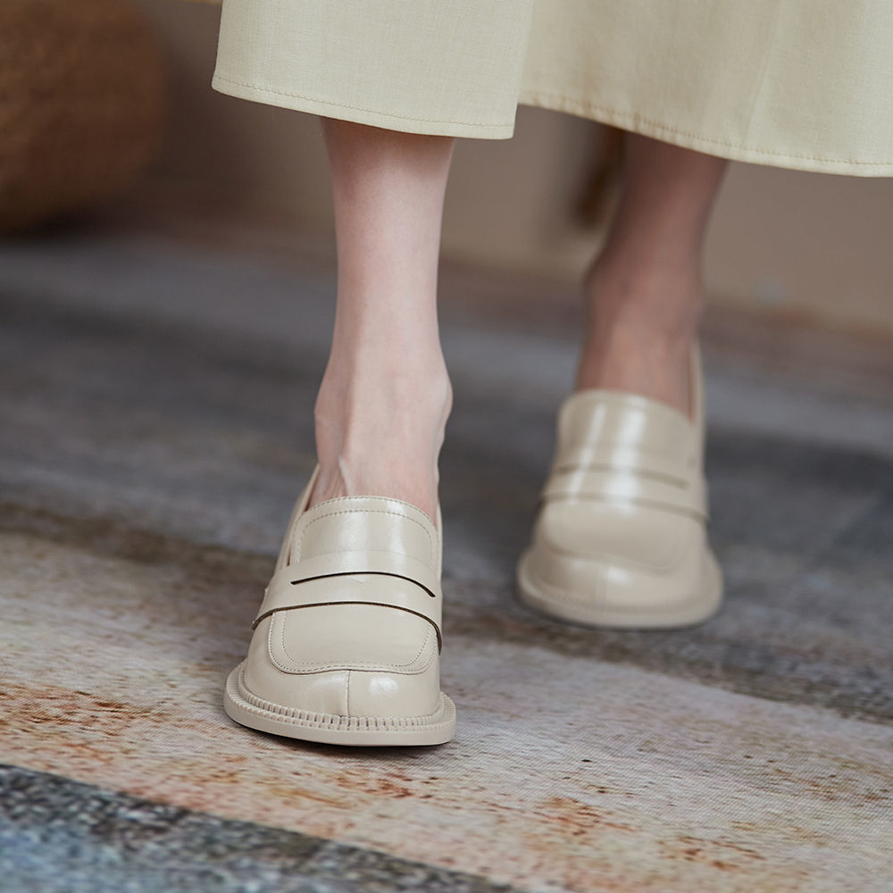 Giày Búp Bê Nữ Gót Vuông Thiết Kế Xinh Xắn | BigBuy360 - bigbuy360.vn