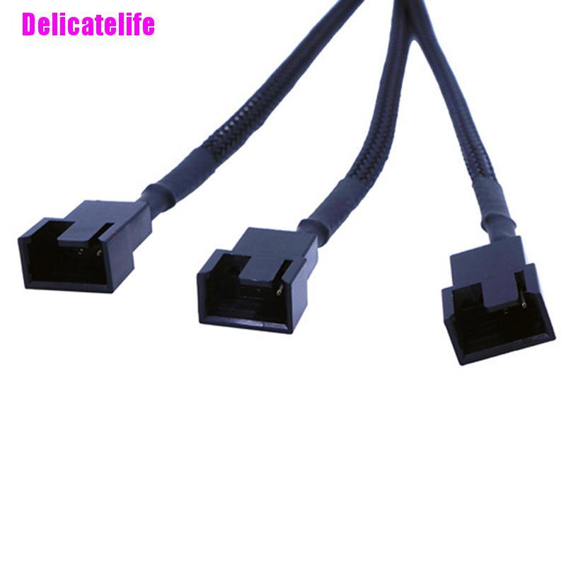 Dây cáp chia nguồn chuyển đổi Molex sang 4 chấu/ 3 chấu 12V dành cho quạt máy tính