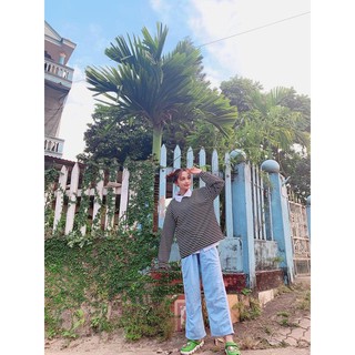 Áo Thun Kẻ Oversize