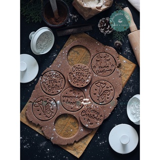 Set 4 khuôn cookies giáng sinh [khuôn ấn lò xo]