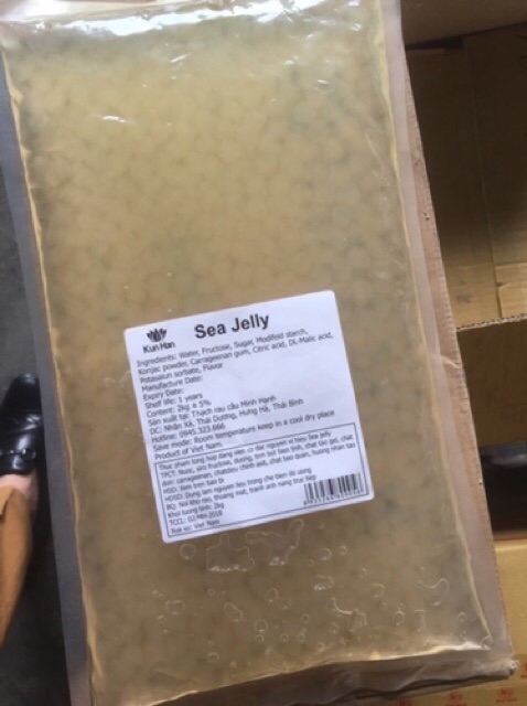 Trân châu 3Q Sea Jelly Minh Hạnh đen Trắng gói 2kg