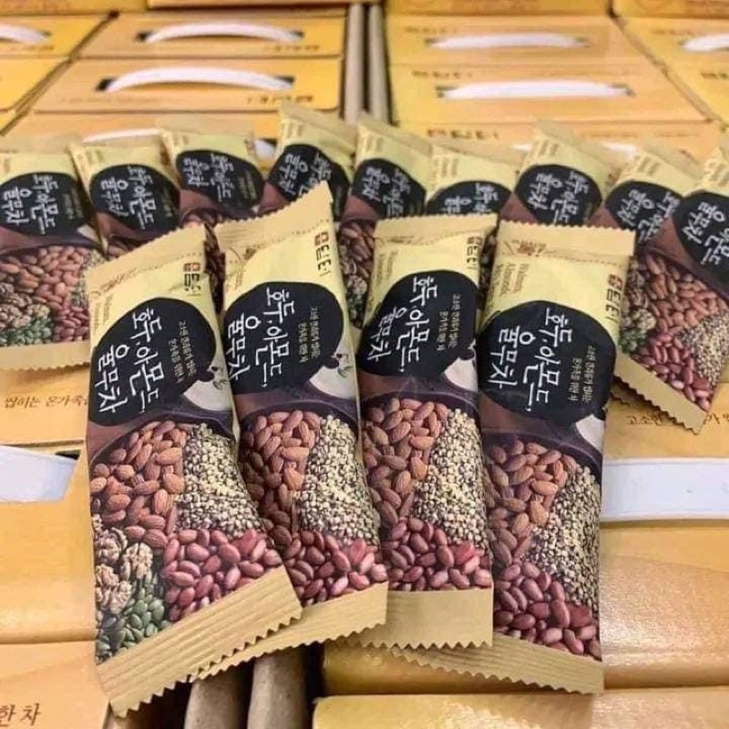 Bột Ngũ Cốc Dinh Dưỡng Damtuh Hàn Quốc, Hộp Hình Cô Gái 50 gói, Ít Đường Rất Tốt Cho Sức Khỏe.