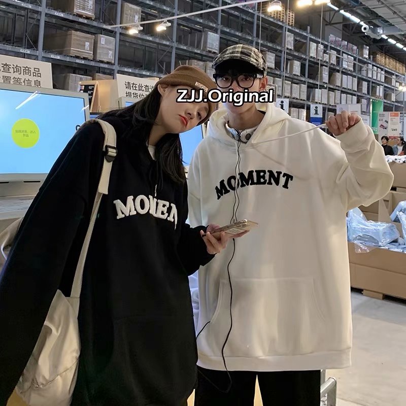 [ Mã 12FASHIONSALE1 giảm 10K đơn 50K ] Áo hoodie dáng rộng in chữ tiếng anh 3 màu lựa chọn size m-5xl | BigBuy360 - bigbuy360.vn