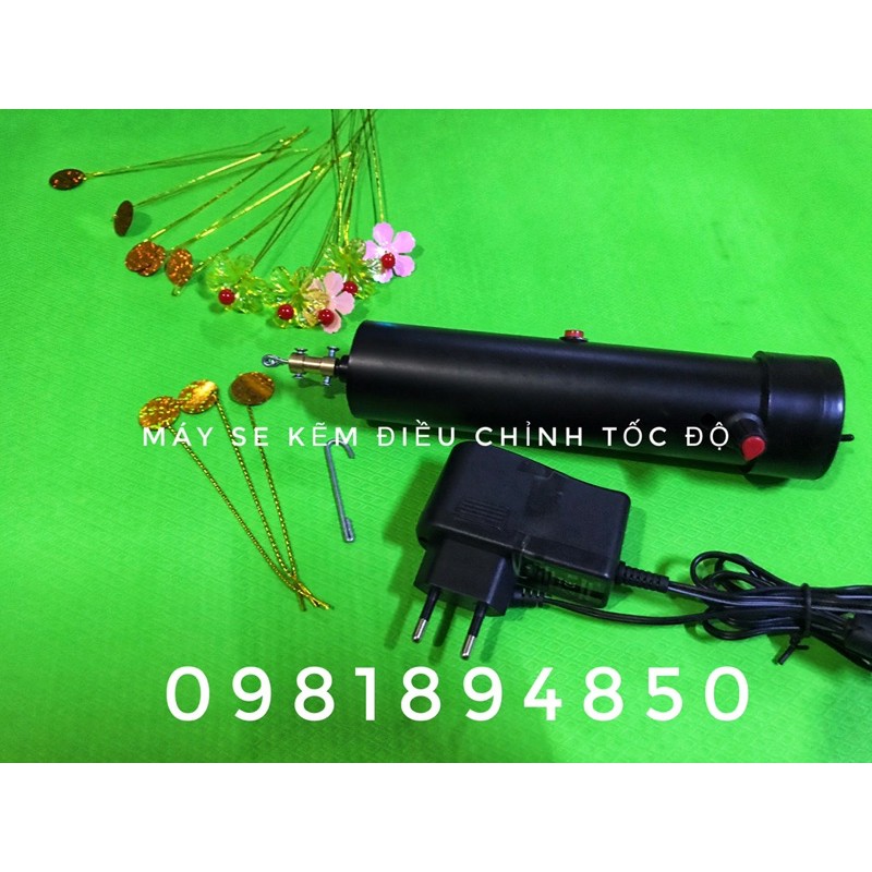 Máy se kẽm gia công kim tiền có điều chỉnh tốc độ+ đảo chiều( bảo hành 2 tuần-Có clip)