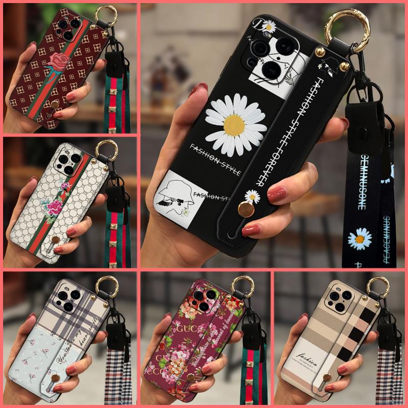 Fashion Design Anti-knock Phone Case For OPPO Find X3/X3 Pro Dirt-resistant Small daisies Durable Original TPU Simple